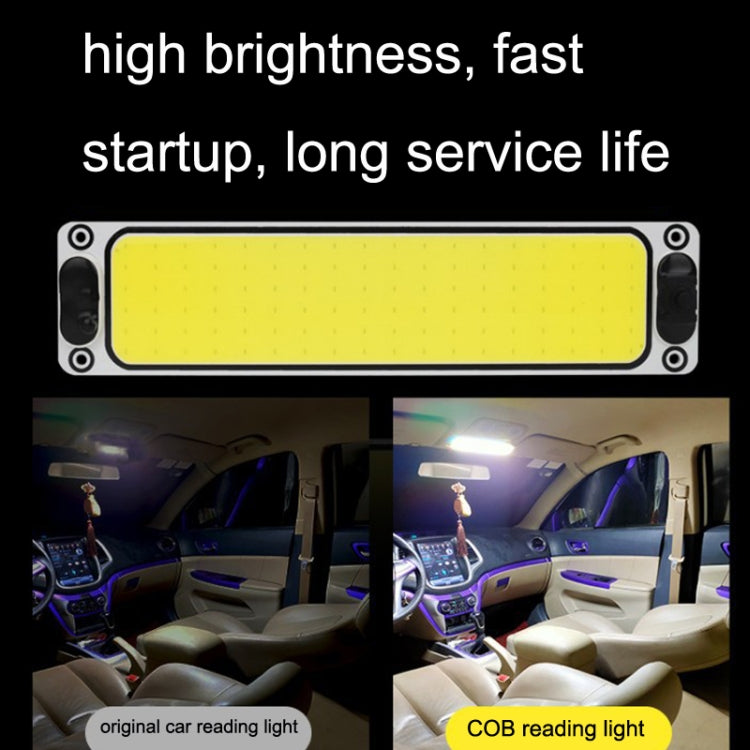 2PCS Car Cab LED Reading Light COB Truck Interior Light Dome Lamp, Car LED Reading Light