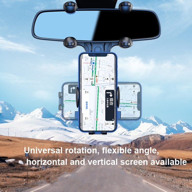 Snap-on Rearview Mirror Car Phone Holder, Mirror Car Phone Holder