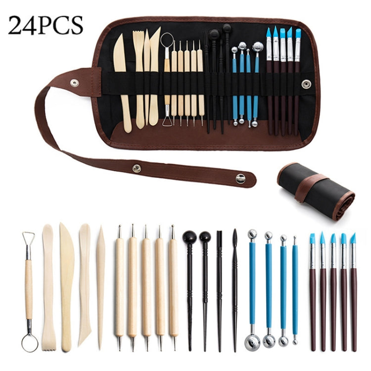 Pottery Tool Set Pottery Clay Stone Carving Knife DIY Clay Combination Tool, 22 In 1, 24 In 1, 27 In 1, 32 In 1