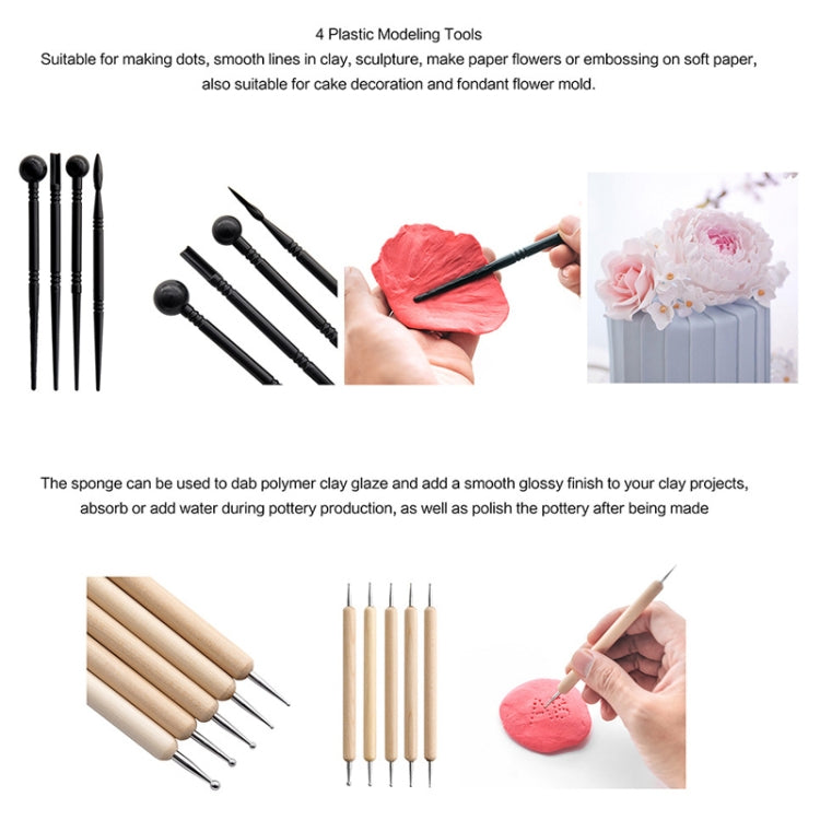 Pottery Tool Set Pottery Clay Stone Carving Knife DIY Clay Combination Tool, 22 In 1, 24 In 1, 27 In 1, 32 In 1