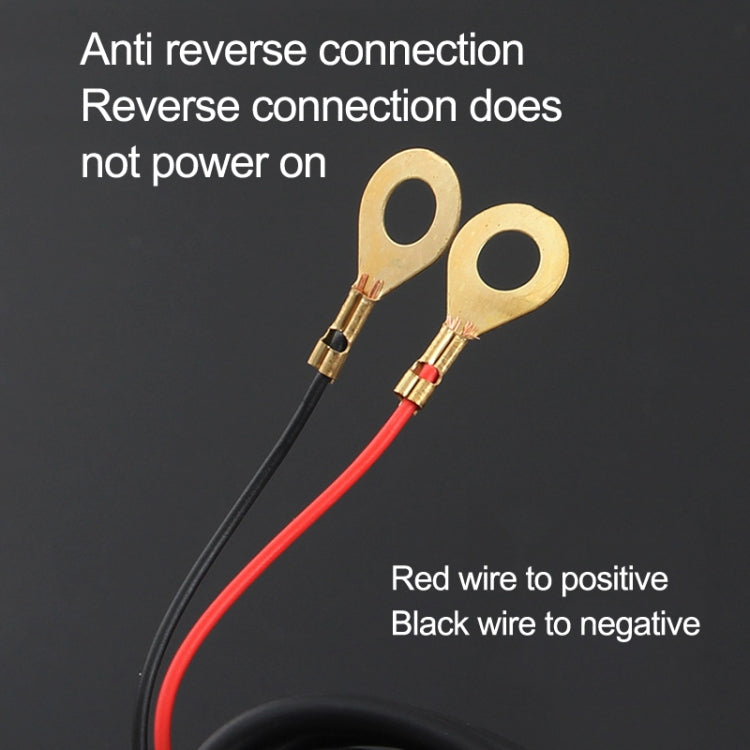 Motorcycle Dual USB Mobile Phone Charger 5V 3A Fast Charging, 5V 3A Black