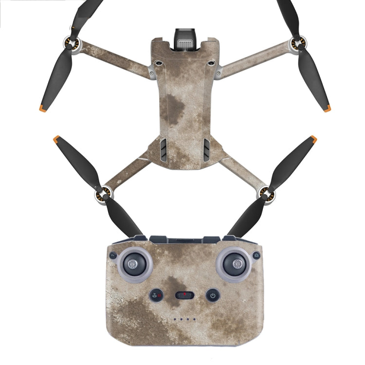 ملصق مقاوم للماء ومضاد للخدش بتصميم مسطح لطائرة DJI Mini 3 Pro، RC-N1 الإصدار العادي، RC مع إصدار الشاشة