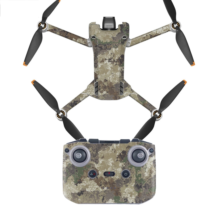 ملصق مقاوم للماء ومضاد للخدش بتصميم مسطح لطائرة DJI Mini 3 Pro، RC-N1 الإصدار العادي، RC مع إصدار الشاشة