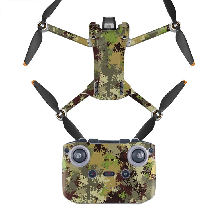 ملصق مقاوم للماء ومضاد للخدش بتصميم مسطح لطائرة DJI Mini 3 Pro، RC-N1 الإصدار العادي، RC مع إصدار الشاشة