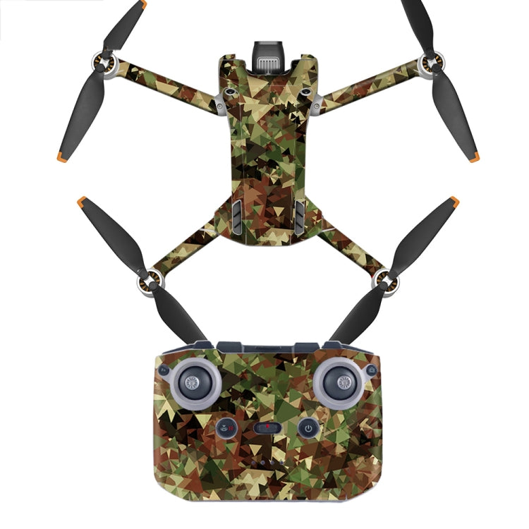 ملصق مقاوم للماء ومضاد للخدش بتصميم مسطح لطائرة DJI Mini 3 Pro، RC-N1 الإصدار العادي، RC مع إصدار الشاشة