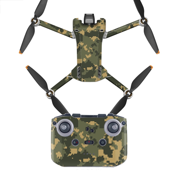 ملصق مقاوم للماء ومضاد للخدش بتصميم مسطح لطائرة DJI Mini 3 Pro، RC-N1 الإصدار العادي، RC مع إصدار الشاشة