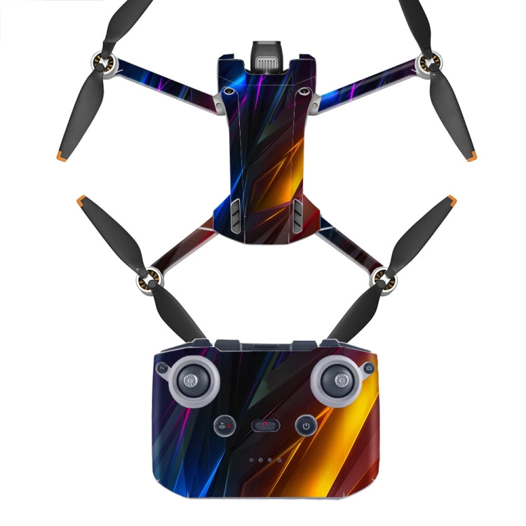 ملصق مقاوم للماء ومضاد للخدش بتصميم مسطح لطائرة DJI Mini 3 Pro، RC-N1 الإصدار العادي، RC مع إصدار الشاشة