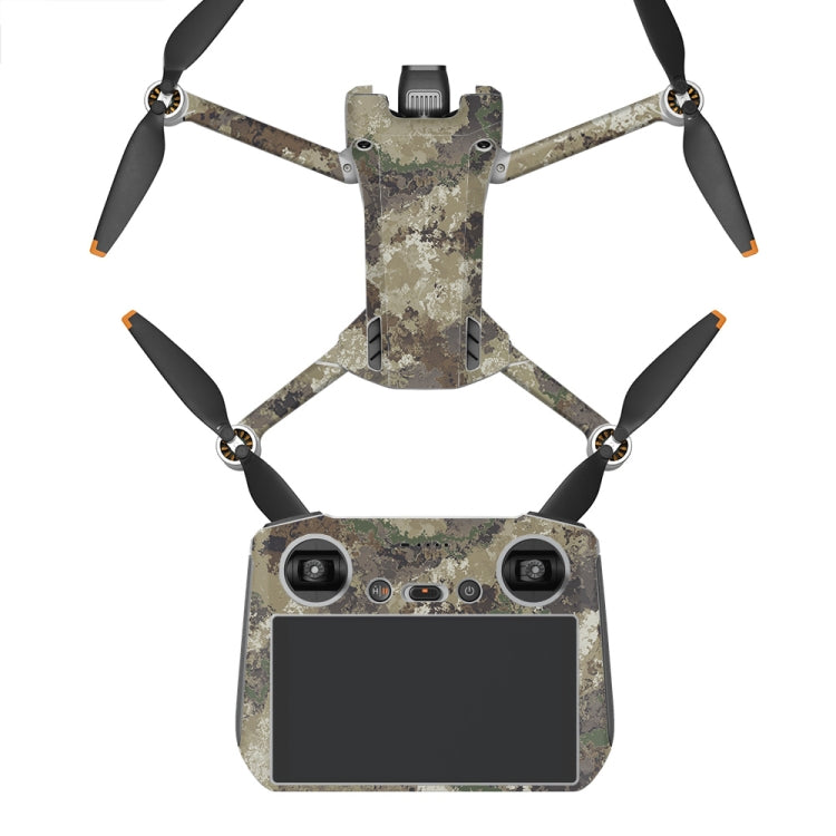 ملصق مقاوم للماء ومضاد للخدش بتصميم مسطح لطائرة DJI Mini 3 Pro، RC-N1 الإصدار العادي، RC مع إصدار الشاشة