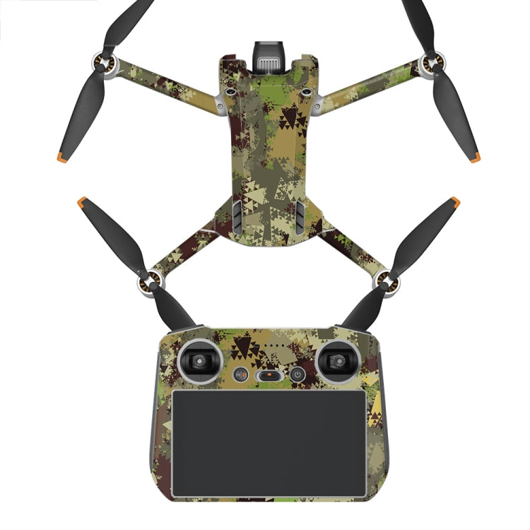 ملصق مقاوم للماء ومضاد للخدش بتصميم مسطح لطائرة DJI Mini 3 Pro، RC-N1 الإصدار العادي، RC مع إصدار الشاشة