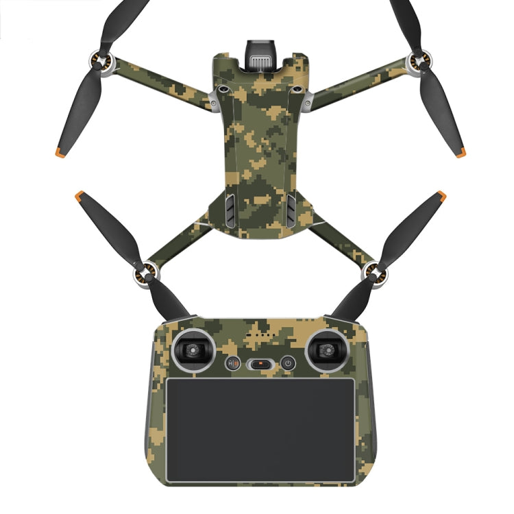 ملصق مقاوم للماء ومضاد للخدش بتصميم مسطح لطائرة DJI Mini 3 Pro، RC-N1 الإصدار العادي، RC مع إصدار الشاشة