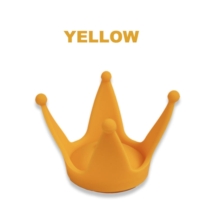 2PCS Motorcycle Crown Sucker Helmet Decoration, Yellow, Light Pink, Gray, Blue, Peach Red