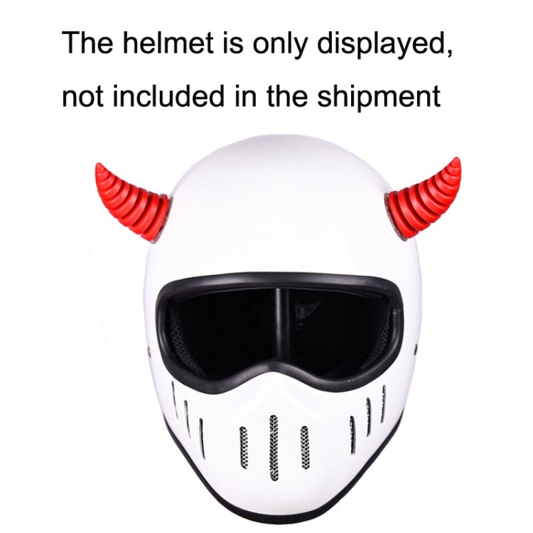 2PCS Motorcycle Horn Sucker Helmet Decoration, Red, Black, Pink, Light Blue, Blue, White, Green