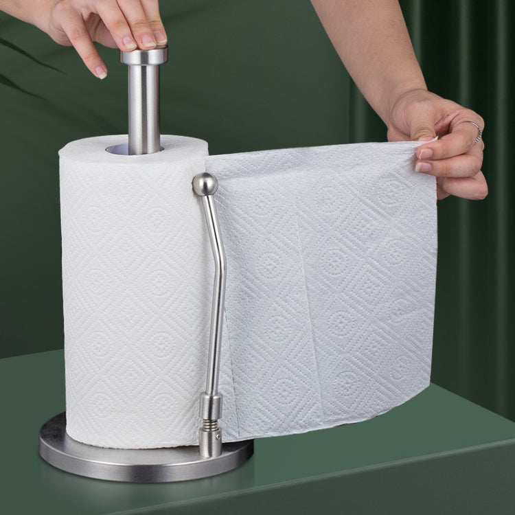 Stainless Steel Roll Paper Cling Film Vertical Stand, Shape:, Simple, Classic
