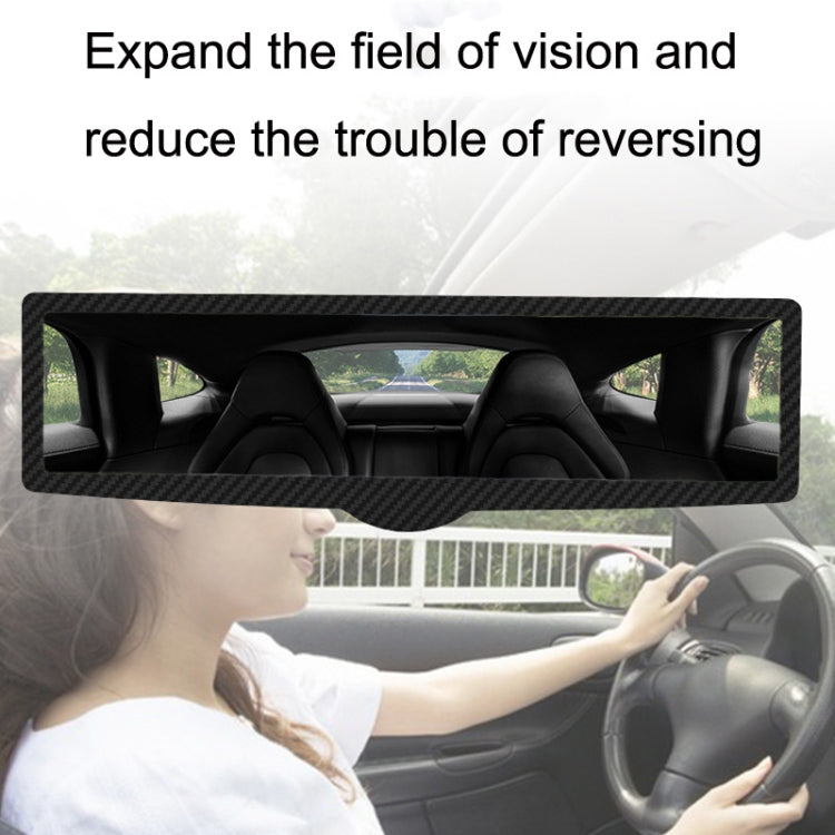 CZC-255 Car Glue Injection Suction Cup Carbon Fiber Rearview Mirror, CZC-255(Blue Mirror)