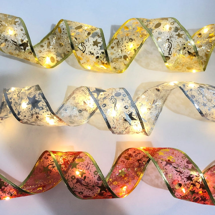 أضواء LED برونزية لعيد الميلاد، سلسلة أضواء مزدوجة الشريط، 1 متر، 2 متر، 4 متر، 5 متر، 10 متر، 20 متر