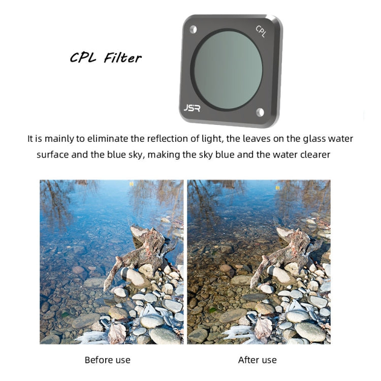 JUNESTAR Action Camera Filters For DJI Action 2,Style:, CPL, ND4, ND8, ND16, ND32, ND64, ND1000, ND8PL, ND16PL, ND32PL, ND64PL, Macro 10X, Night, Star, CS-3IN1, CS-4in1, CS-4in1 (NDPL), CS-6IN1, CS-8in1