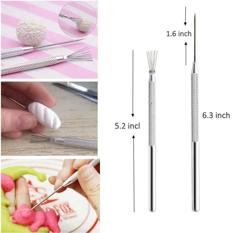 42 In 1 Clay Tool Hook Line Pen Pottery Carving Knife Set, 42 In 1