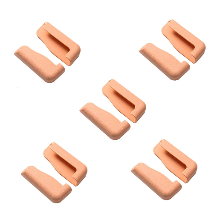 5 Pairs Car Mobile Phone Bracket Dashboard Navigation Paste Adjustable Bracket, 5 Pairs White, 5 Pairs Yellow, 5 Pairs Pink, 5 Pairs Navy