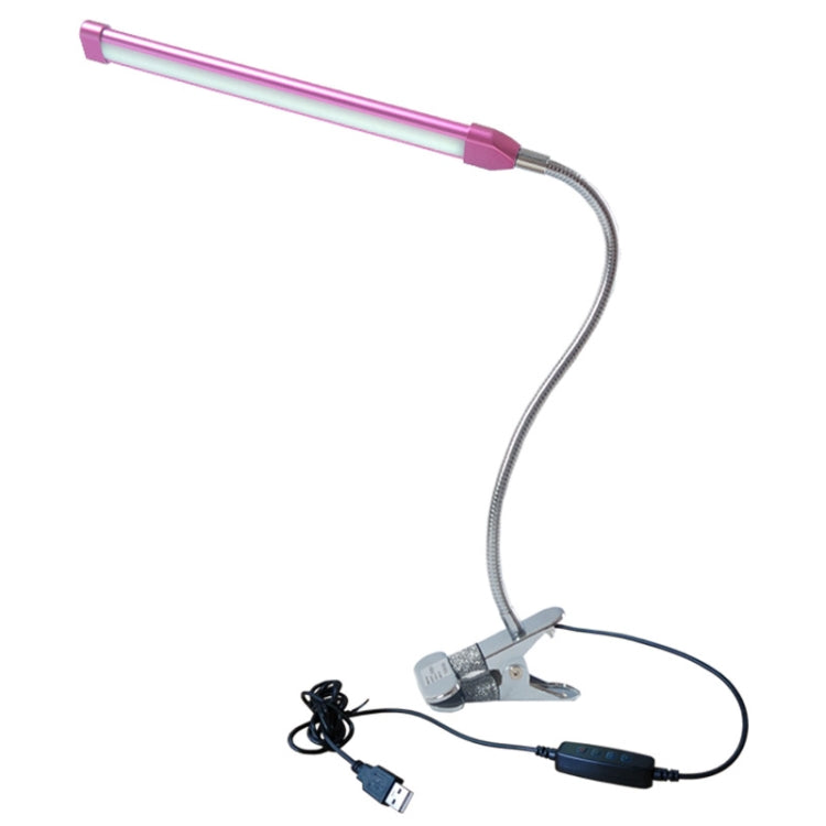USB Clip Lamp Student Eye Protection LED Dimmable Desk Light, Purple, Gold, Black, Silver