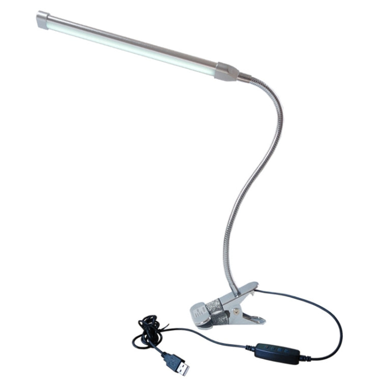 USB Clip Lamp Student Eye Protection LED Dimmable Desk Light, Purple, Gold, Black, Silver