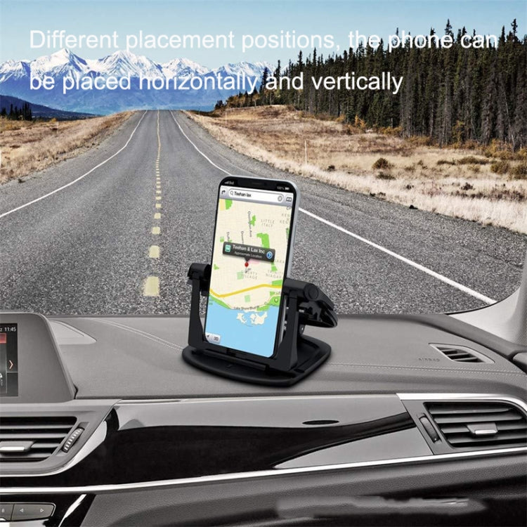 MM002 Car Dashboard Mobile Phone Holder Car Silicone Rotary Navigation Mobile Phone Holder, MM002