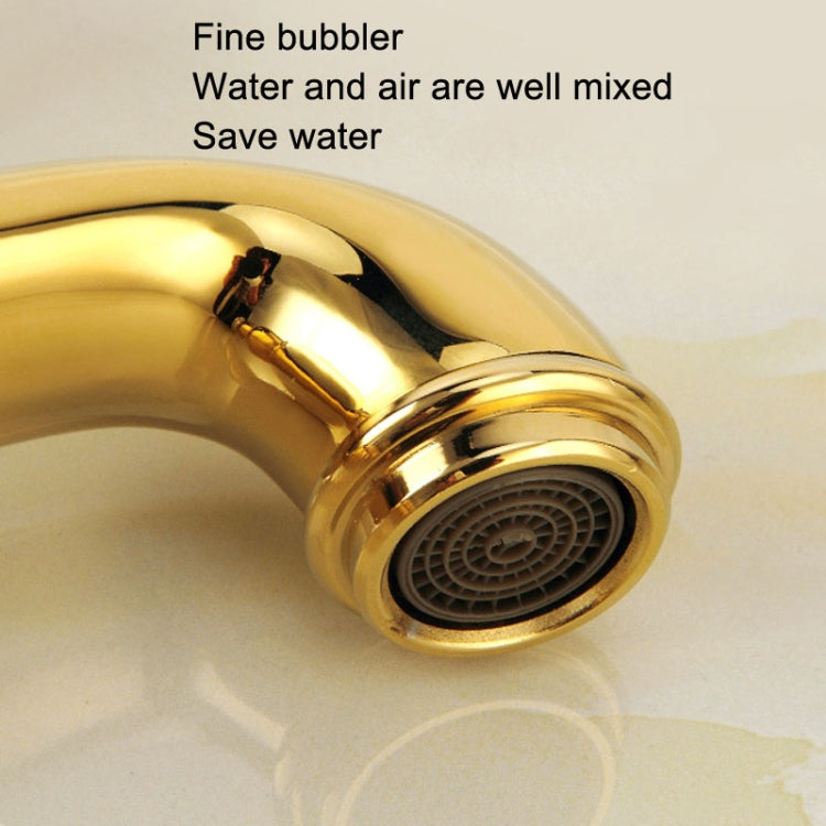 Antique Hot and Cold Bathroom Washbasin Faucet, Style: