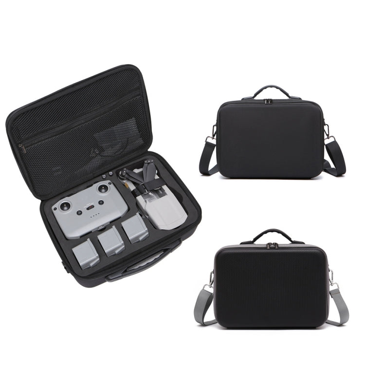حقيبة كتف رسول للطائرات بدون طيار لـ DJI Mavic Air 2/Air 2S، 1680 نايلون أسود، نمط ماسي من البولي يوريثان أسود