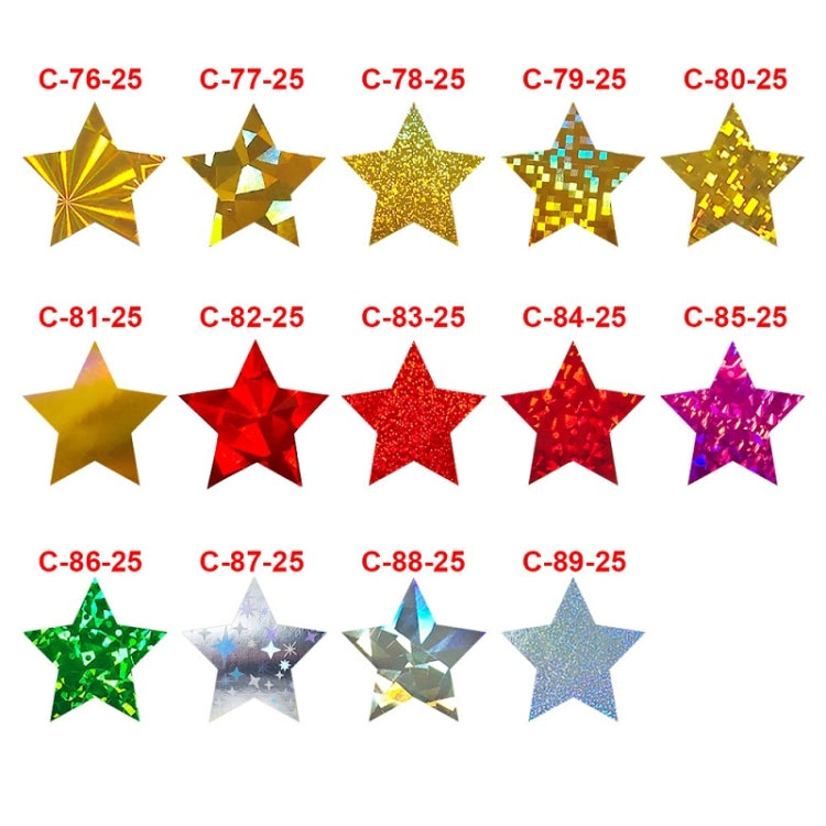 Colorful Stars Thank You Stickers Gift Wrap Decorative Sealing Stickers, 25mm