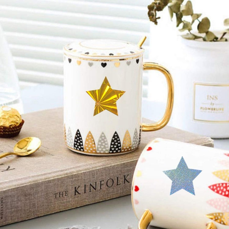 Colorful Stars Thank You Stickers Gift Wrap Decorative Sealing Stickers, 25mm