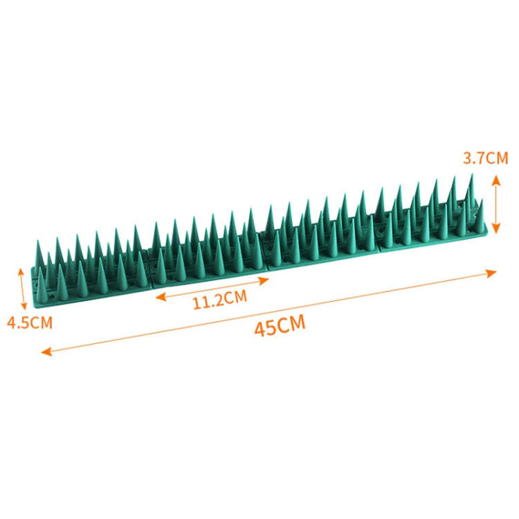 Plastic Bird Repellent Thorns Fence Anti-climb Nails, Grey, Brown, Black, White, Brick Red, Green, Grass Green, Transparent
