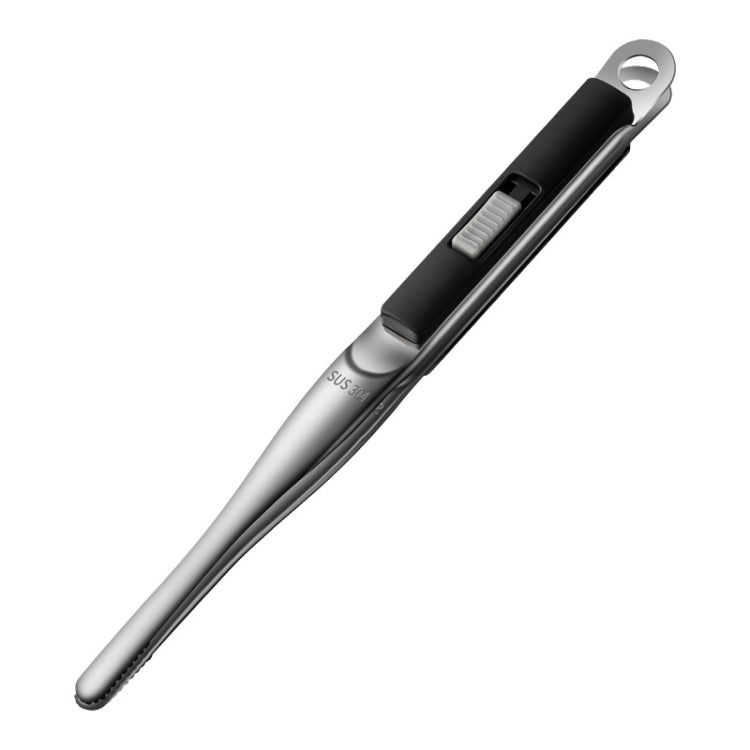 304 Stainless Steel Food Clip with Sawtooth Barbecue Tongs, Food Clip(Black), Food Clip(Gray), Food Clip(Red), Food Clip(Blue)