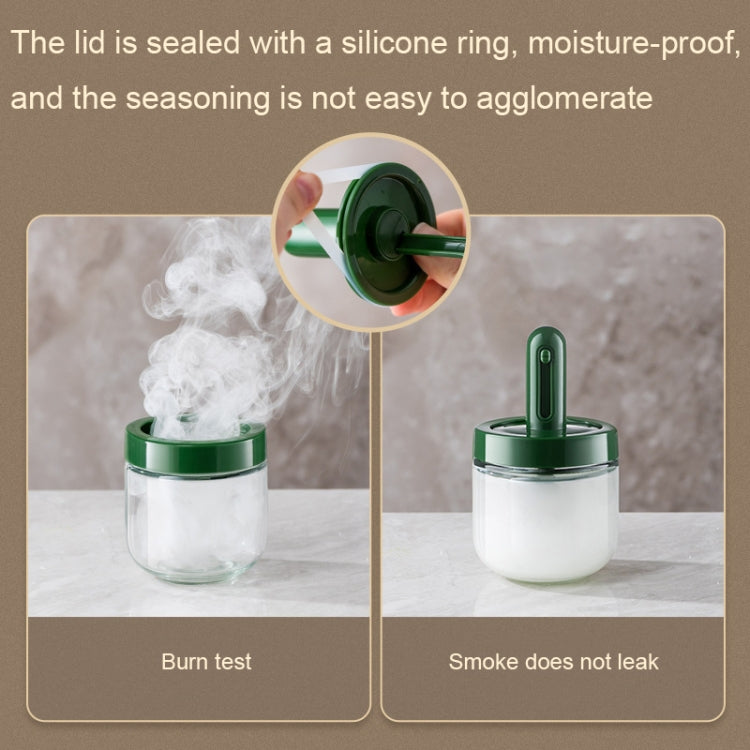 AAB020 Telescoping Spoon Seasoning Bottle, White, Green