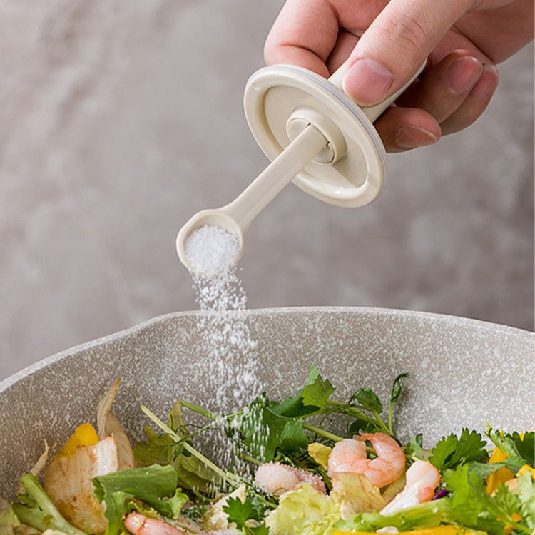AAB020 Telescoping Spoon Seasoning Bottle, White, Green