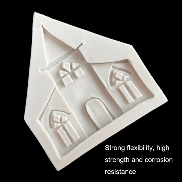 Castle Musical Silicone Mold Chocolate Fondant Cake Decor, Style:, Specification: Triangle, Triangle, Rectangle