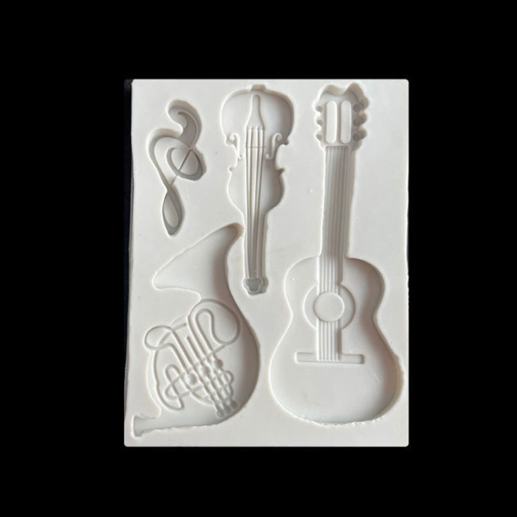 Castle Musical Silicone Mold Chocolate Fondant Cake Decor, Style:, Specification: Triangle, Triangle, Rectangle