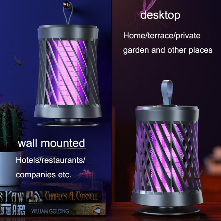C16 Silent Electric Mosquito Killer Home USB Night Light, Mosquito Killer Dark Gray