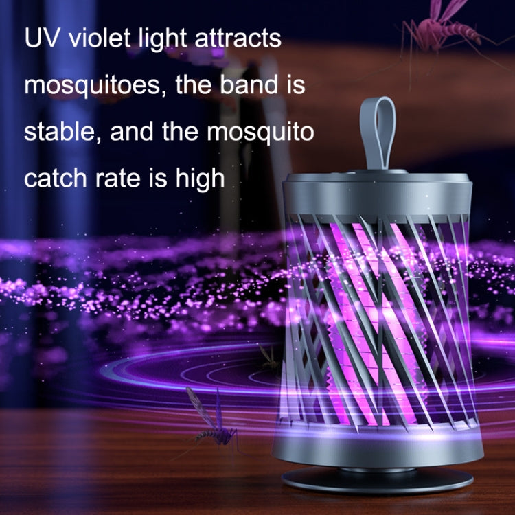 C16 Silent Electric Mosquito Killer Home USB Night Light, Mosquito Killer Dark Gray
