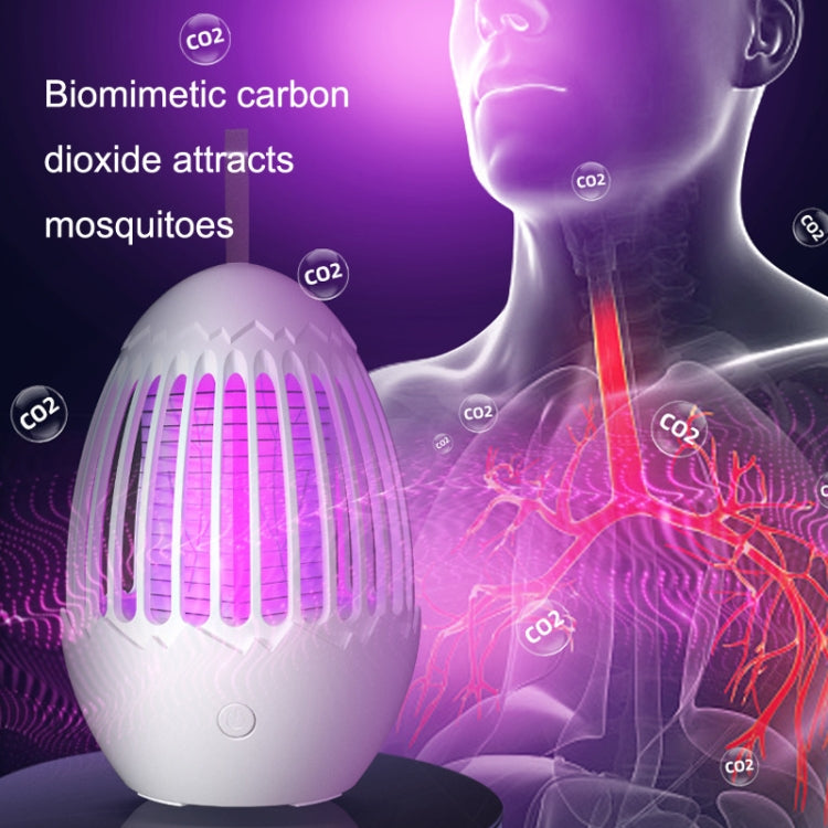 L01 Portable Electric Shock Mosquito Killer Lamp Home Outdoor Photocatalyst Fly Killer, Fly Killer Gray, Fly Killer White