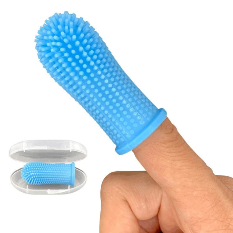 Pet Silicone Teeth Scaffolding Oral Cleaning Toothbrush, Upgraded White, White, Blue, Red