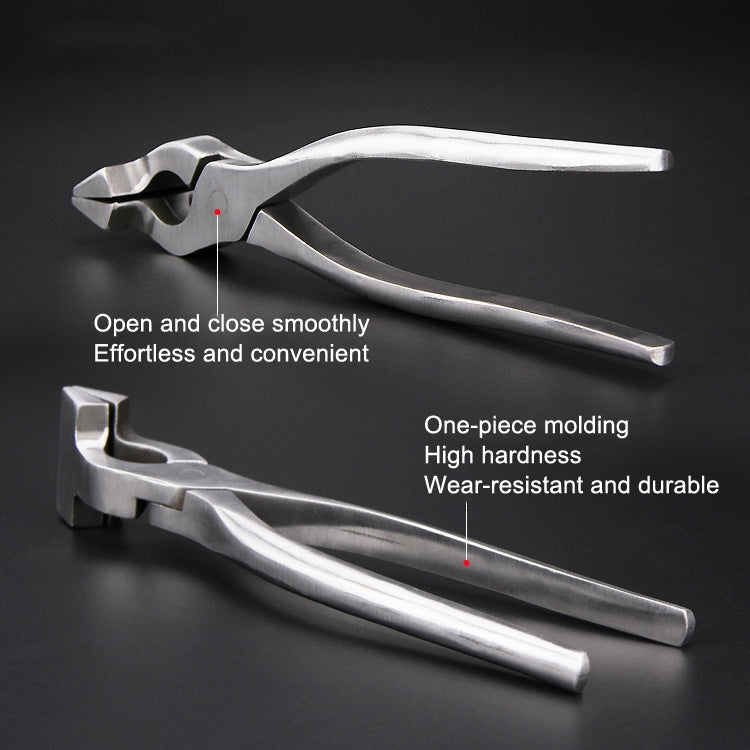 Leather Flat Pliers Hemming Pliers Handmade DIY Tools For Bags and Shoes, Elbow, Straight Head