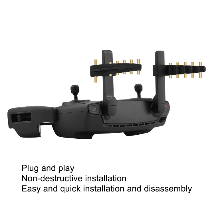 مضخم إشارة موسع نطاق هوائي BRDRC لطائرات DJI Mini SE/MAVIC 2/Pro/Air، لطائرات DJI Mini SE/MAVIC 2/Pro/Air باللون النحاسي الأسود، لطائرات DJI Mini SE/MAVIC 2/Pro/Air باللون النحاسي الرمادي