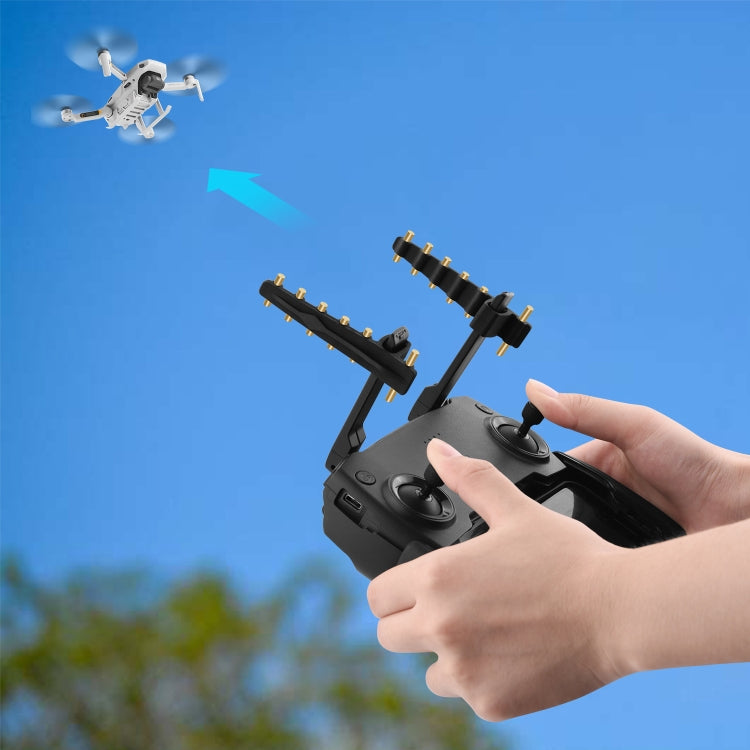 مضخم إشارة موسع نطاق هوائي BRDRC لطائرات DJI Mini SE/MAVIC 2/Pro/Air، لطائرات DJI Mini SE/MAVIC 2/Pro/Air باللون النحاسي الأسود، لطائرات DJI Mini SE/MAVIC 2/Pro/Air باللون النحاسي الرمادي