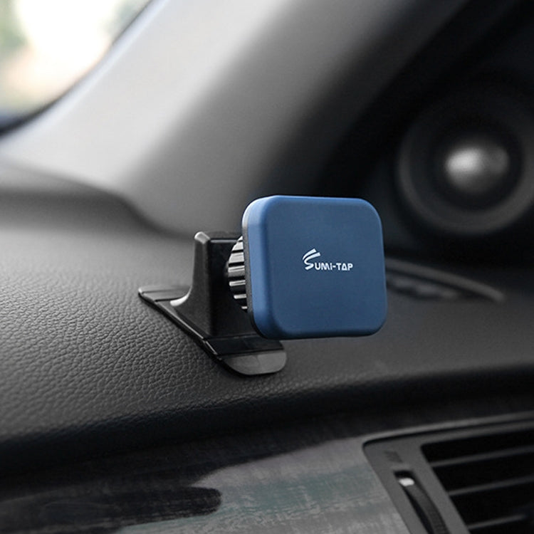 SUMITAP STM-xk565 Car Magnetic Mobile Phone Navigation Bracket Sticky Arc Base, Deep Black Square, Deep Lane Blue Square, Deep Cloudy Gray Square
