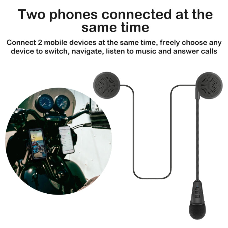 M8 Motorcycle Helmet Bluetooth Headphones Hidden Wireless Header Wheat Caller Automatic Answer, M8