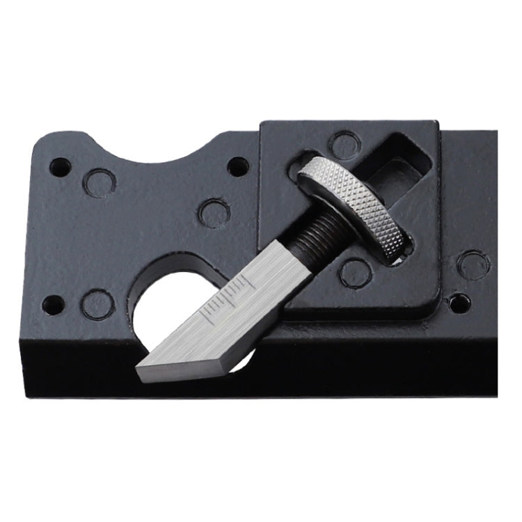 Adjustable Depth Woodworking Chamfering Planer, 1/4 Round Cutter Head, 1/8 Round Cutter Head, 3/16 Round Knife Head, Sharp Knife+Fillet Knife, 45 Degree Flat Cutter Head, Double Sharp Head, Dual Round Head, Cutter Head 7 PCS/Set