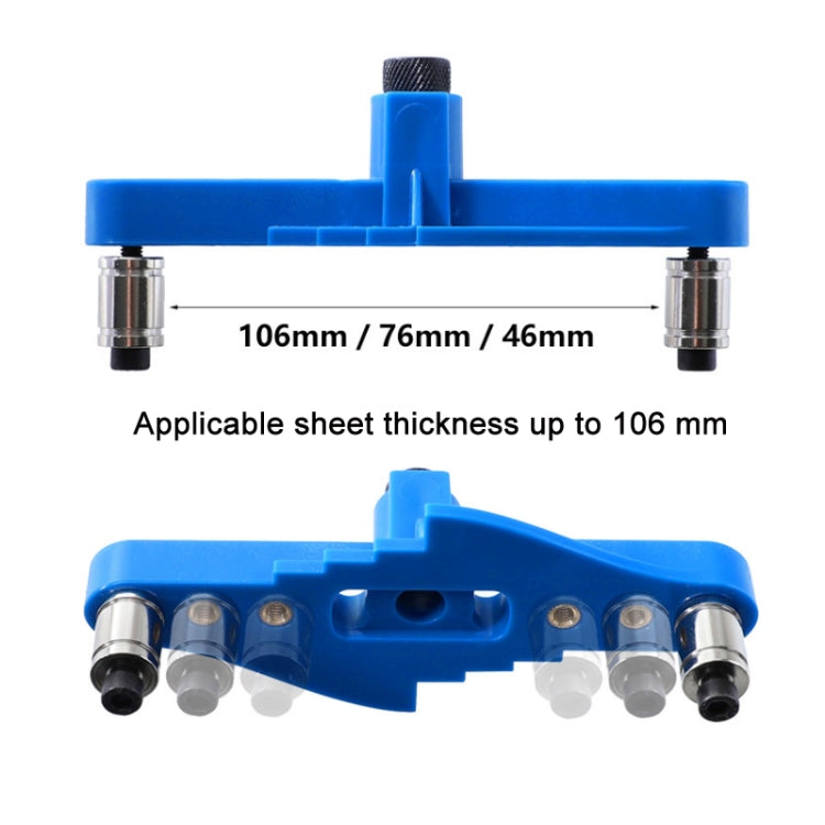 DIY Woodworking Hole Locator Self-Centering Marker, Blue Drill Bit, Orange, Orange Drill Bit