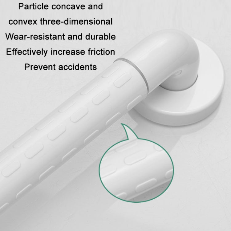 Kuaierte Bathroom Stainless Steel Safety Anti-Slip Disabled/Elderly Handrails, 38cm (White), 48cm (White), 68cm (White), 38cm (Yellow), 48cm (Yellow), 58cm (Yellow), 68cm (Yellow)