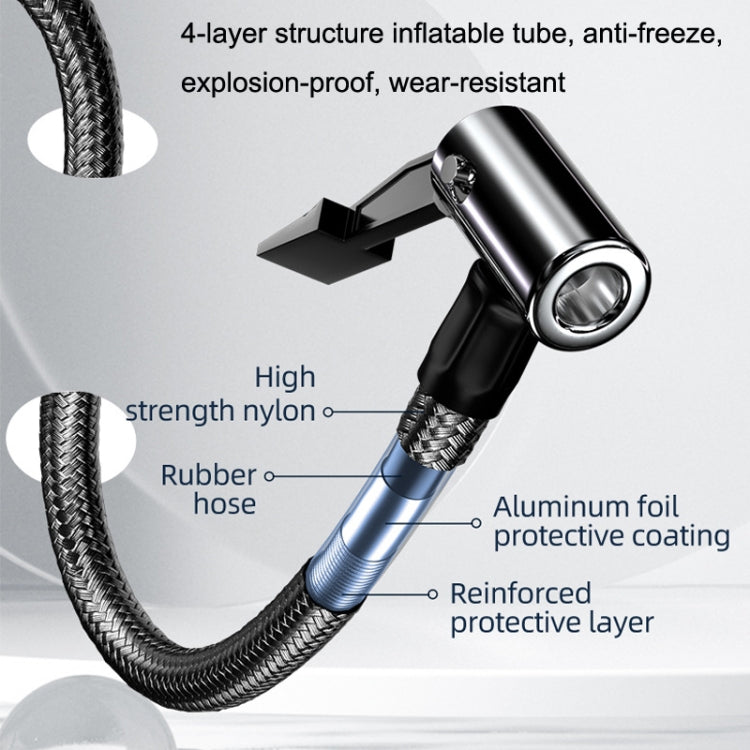 YX1819 Car Wired Portable Air Pump Electric Vehicle Tire High Power Inflator, YX1819 Wired