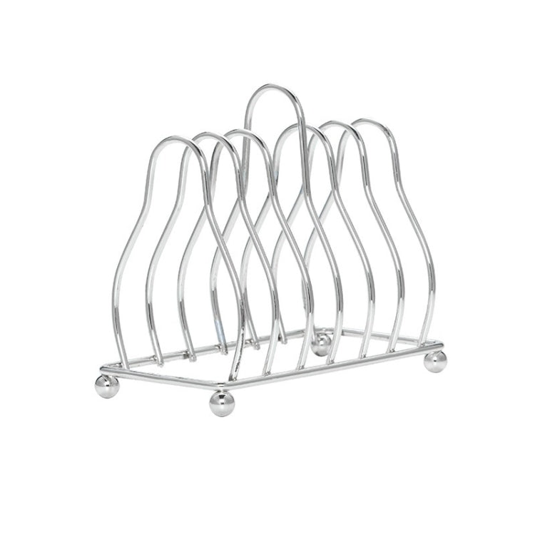 2 PCS Home Kitchen Small Bowls Dish Storage Drain Rack, Gold, Silver