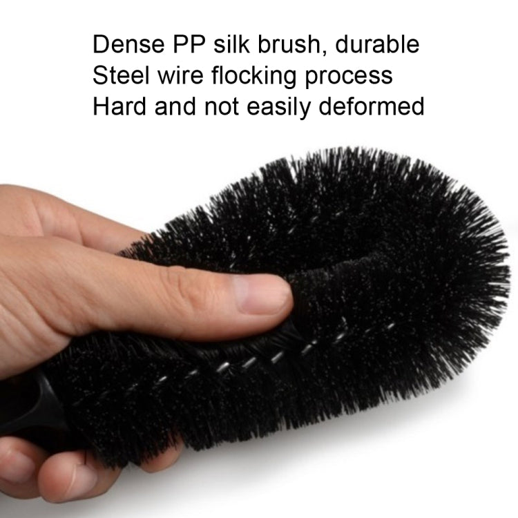 4 PCS Car Wheel Brush Car Washing Supplies, Black, Grey